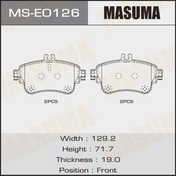 Masuma MS-E0126 Колодки гальмівні барабанні, комплект MSE0126: Купити в Україні - Добра ціна на EXIST.UA!