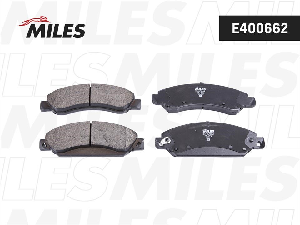 Miles E400662 Гальмівні колодки, комплект E400662: Купити в Україні - Добра ціна на EXIST.UA!
