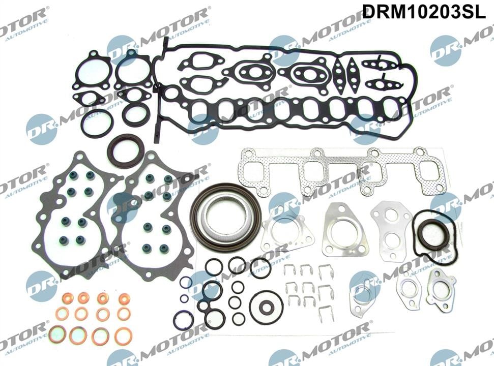 Комплект прокладок Toyota Corolla (Тойота Королла): DRM10203SL Dr.Motor Прокладки двигателя, комплект