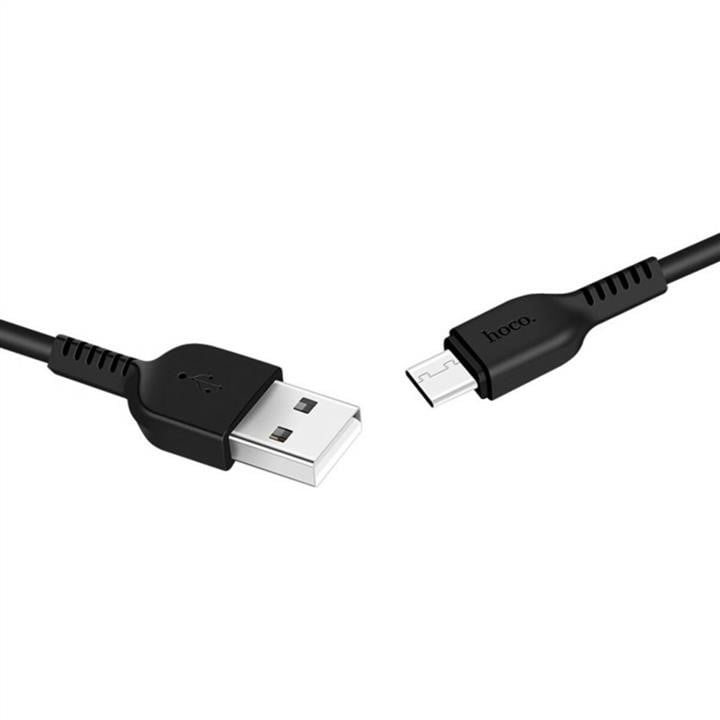 Hoco 6957531068846 Кабель Hoco X20 USB to Type-C 3A, 1m, PVC, TPE connectors, Black 6957531068846: Купити в Україні - Добра ціна на EXIST.UA!