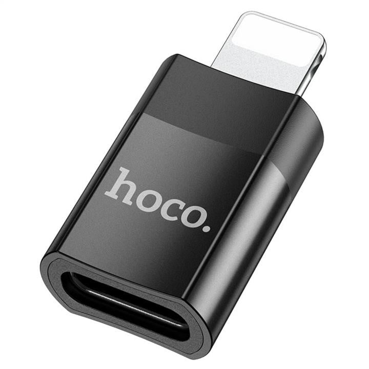 Hoco 6931474761996 Кабель-перехiдник Hoco UA17 iP Male to Type-C female USB2.0 adapter Black 6931474761996: Купити в Україні - Добра ціна на EXIST.UA!