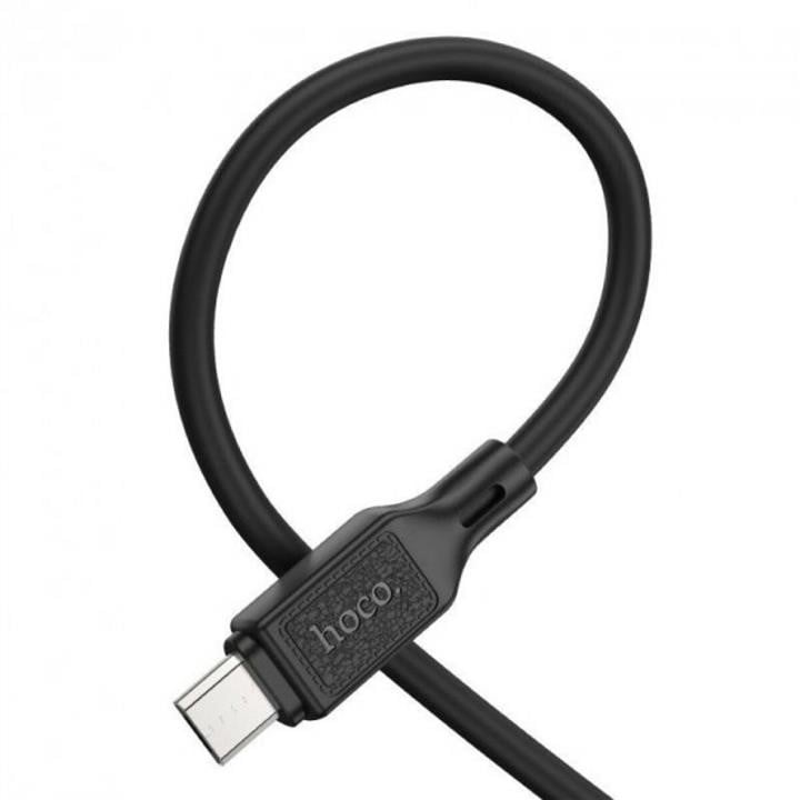 Кабель Hoco X90 Cool silicone charging data cable for Micro Black Hoco 6931474788429