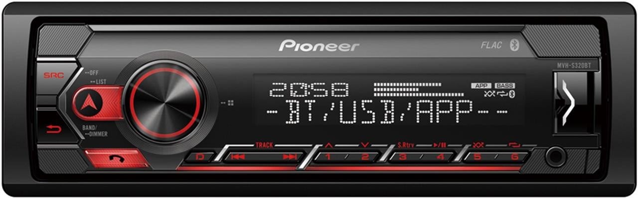 Pioneer MVH-S320BT Магнітола Pioneer MVH-S320BT (без диска) MVHS320BT: Купити в Україні - Добра ціна на EXIST.UA!