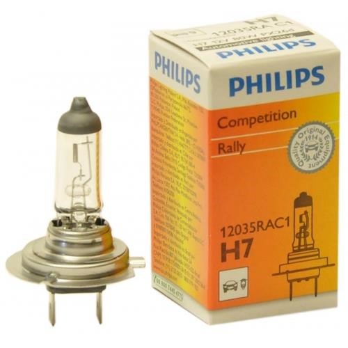 Philips 12035RAC1 Лампа галогенна Philips Rally 12В H7 55Вт 12035RAC1: Купити в Україні - Добра ціна на EXIST.UA!