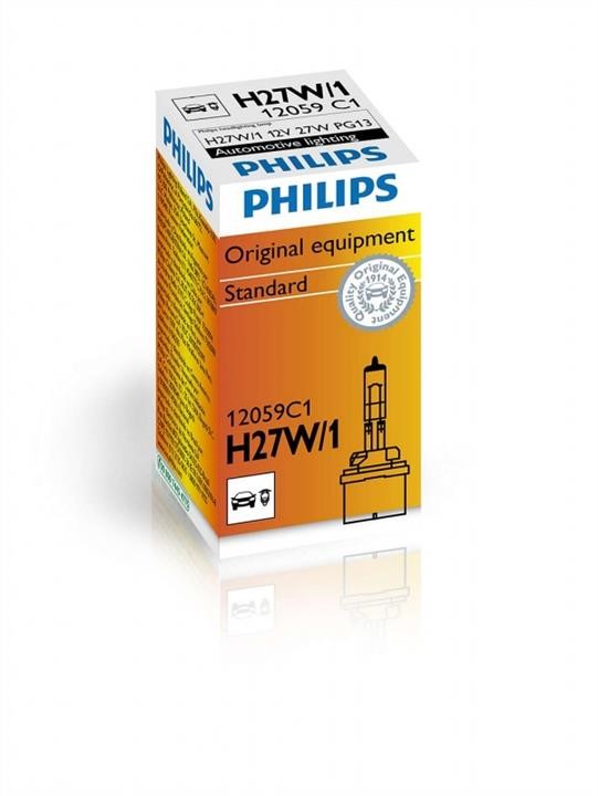 Лампа галогенна Philips Standard 12В H27W&#x2F;1 27Вт Philips 12059C1