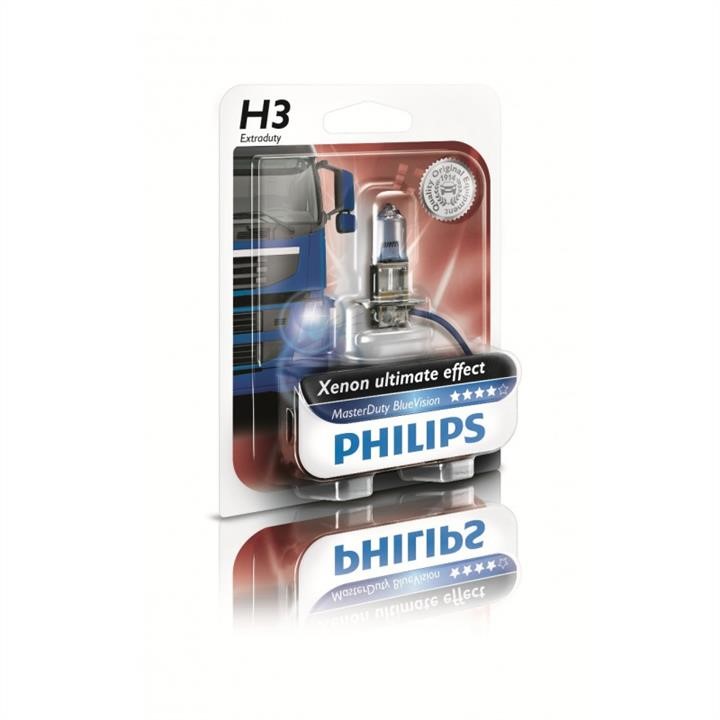 Лампа галогенна Philips Masterduty Bluevision 24В H3 70Вт Philips 13336MDBVB1