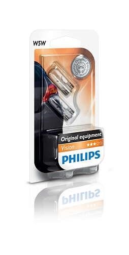 Philips 12961B2 Лампа розжарювання W5W 12V 5W 12961B2: Купити в Україні - Добра ціна на EXIST.UA!