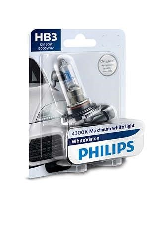 Philips 9005WHVB1 Лампа галогенна Philips Whitevision 12В HB3 65Вт 9005WHVB1: Купити в Україні - Добра ціна на EXIST.UA!