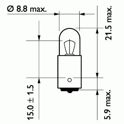 Philips 13929CP Лампа розжарювання T4W 24V 4W 13929CP: Приваблива ціна - Купити в Україні на EXIST.UA!