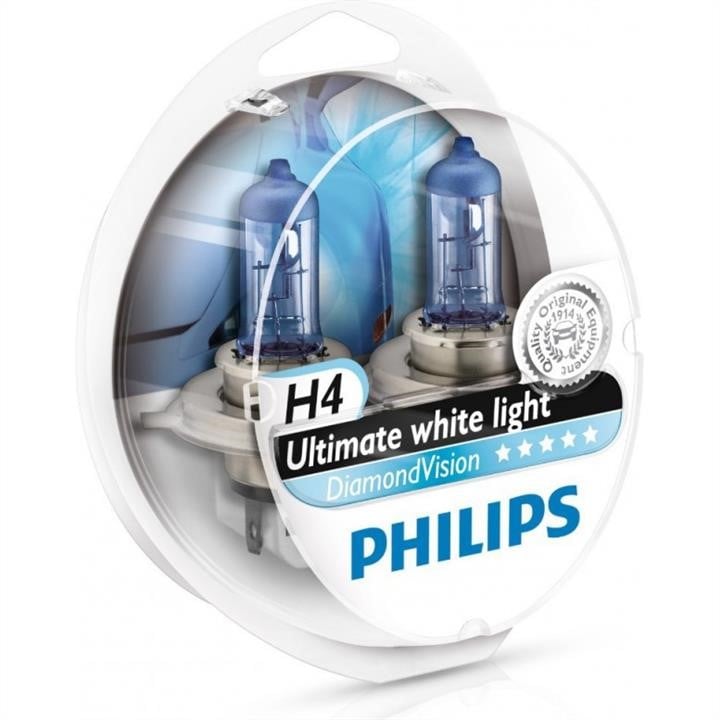 Philips 12342DVS2 Лампа галогенна Philips Diamondvision 12В H4 60/55Вт 12342DVS2: Купити в Україні - Добра ціна на EXIST.UA!