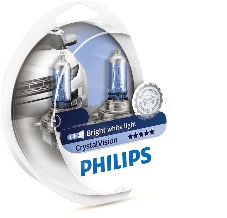 Philips 12362CVS2 Лампа галогенна Philips Cristalvision 12В H11 55Вт 12362CVS2: Купити в Україні - Добра ціна на EXIST.UA!