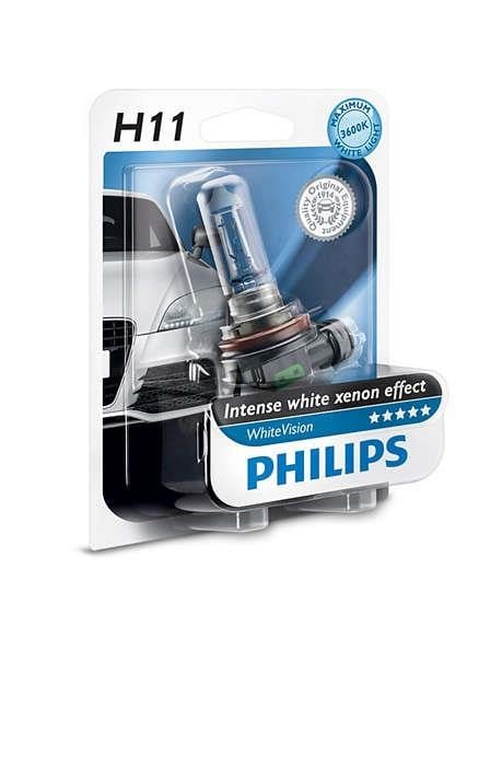 Philips 12362WHVB1 Лампа галогенна Philips Whitevision 12В H11 55Вт 12362WHVB1: Купити в Україні - Добра ціна на EXIST.UA!