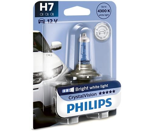 Philips 12972CVB1 Лампа галогенна Philips Cristalvision 12В H7 55Вт 12972CVB1: Приваблива ціна - Купити в Україні на EXIST.UA!