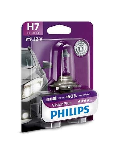 Philips 12972VPB1 Лампа галогенна Philips Visionplus +60% 12В H7 55Вт +60% 12972VPB1: Купити в Україні - Добра ціна на EXIST.UA!