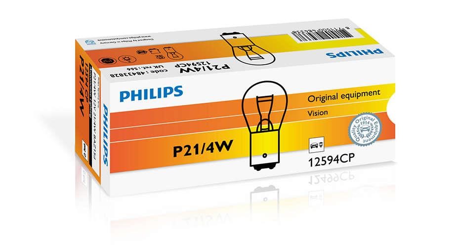 Лампа розжарювання P21&#x2F;4W 12V 21&#x2F;4W Philips 12594CP