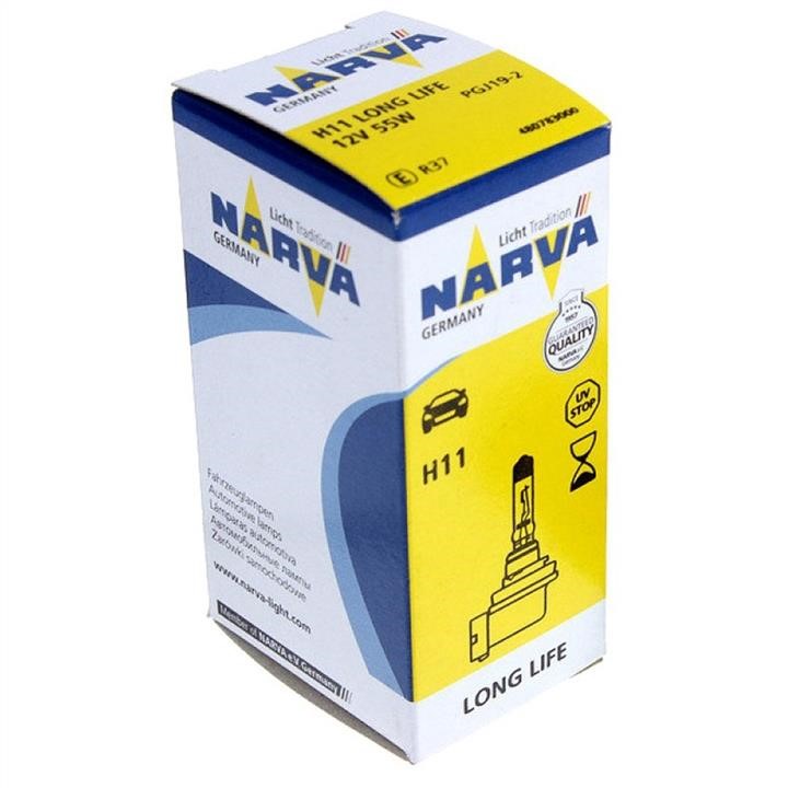 Лампа галогенна Narva Longlife 12В H11 55Вт Narva 480783000