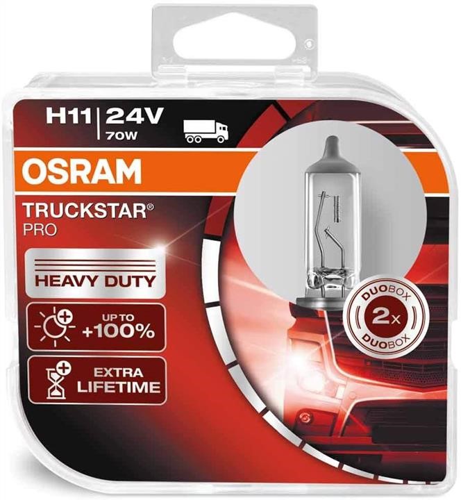 Osram 64216TSP-HCB Лампа галогенна Osram Truckstar Pro +100% 24В H11 70Вт +100% 64216TSPHCB: Купити в Україні - Добра ціна на EXIST.UA!
