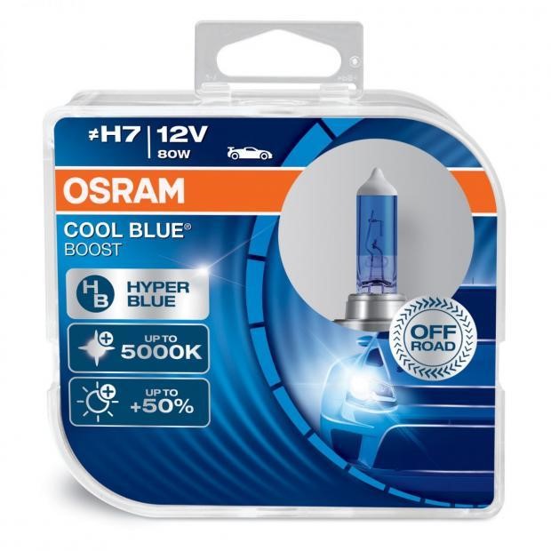 Osram 62210CBB-HCB-DUO Лампа галогенова комплект Osram Cool Blue Booster HardDuopet H7 12V 80W 62210CBBHCBDUO: Купити в Україні - Добра ціна на EXIST.UA!