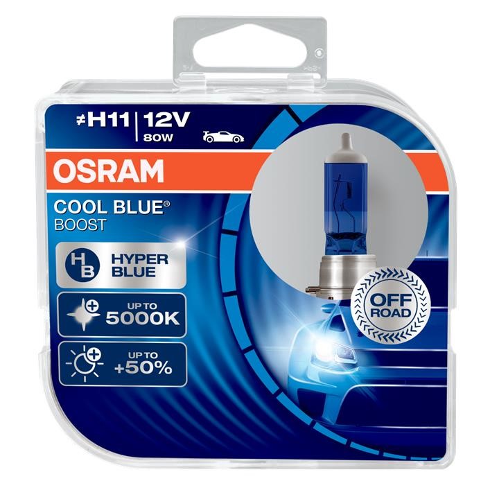 Osram 62211CBB-HCB Лампа галогенна Osram Cool Blue Boost 12В H11 75Вт 62211CBBHCB: Купити в Україні - Добра ціна на EXIST.UA!