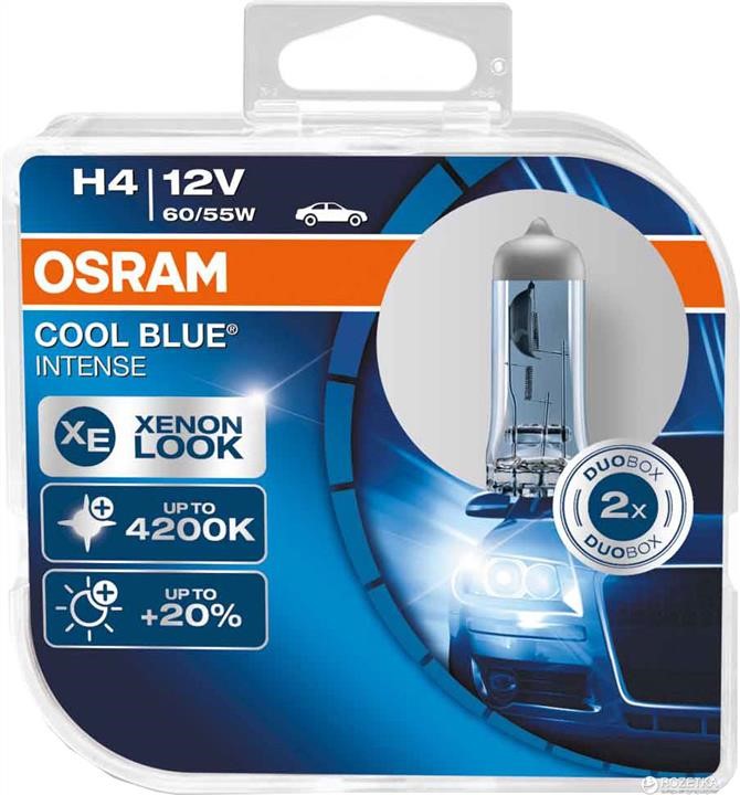  64193CBI-HCB Лампа галогенна Osram Cool Blue Intense +20% 12В H4 60/55Вт +20% 64193CBIHCB: Купити в Україні - Добра ціна на EXIST.UA!