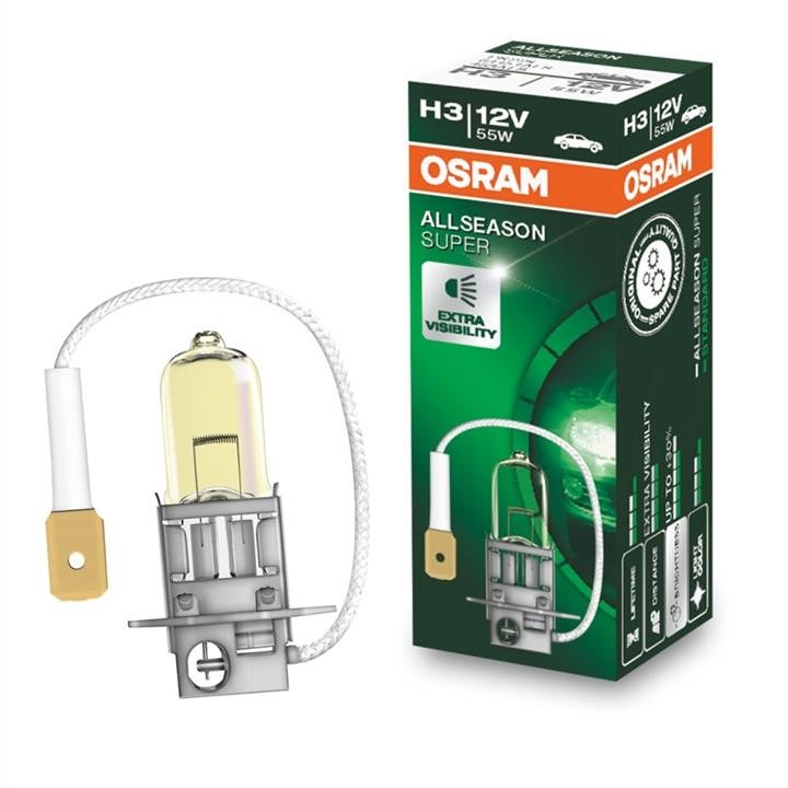 Osram 64151ALS-FS Лампа галогенна Osram Allseason Super 12В H3 55Вт +30% 64151ALSFS: Купити в Україні - Добра ціна на EXIST.UA!