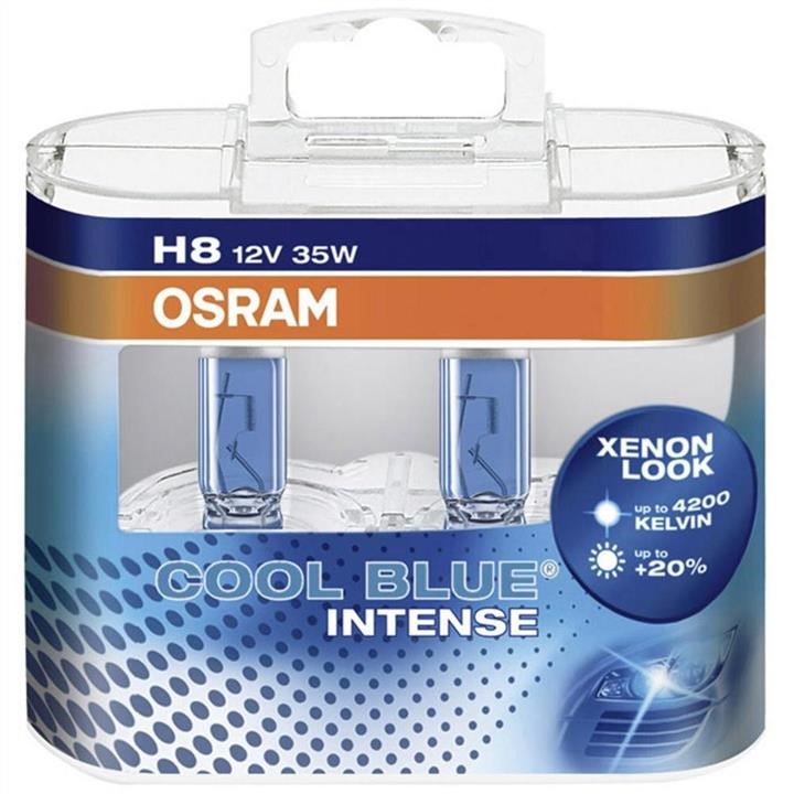 Osram 64212CBI-HCB Лампа галогенна Osram Cool Blue Intense +20% 12В H8 35Вт +20% 64212CBIHCB: Приваблива ціна - Купити в Україні на EXIST.UA!