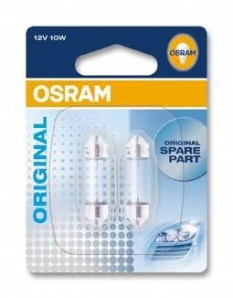 Osram 6438-02B Лампа розжарювання C10W 12V 10W 643802B: Приваблива ціна - Купити в Україні на EXIST.UA!