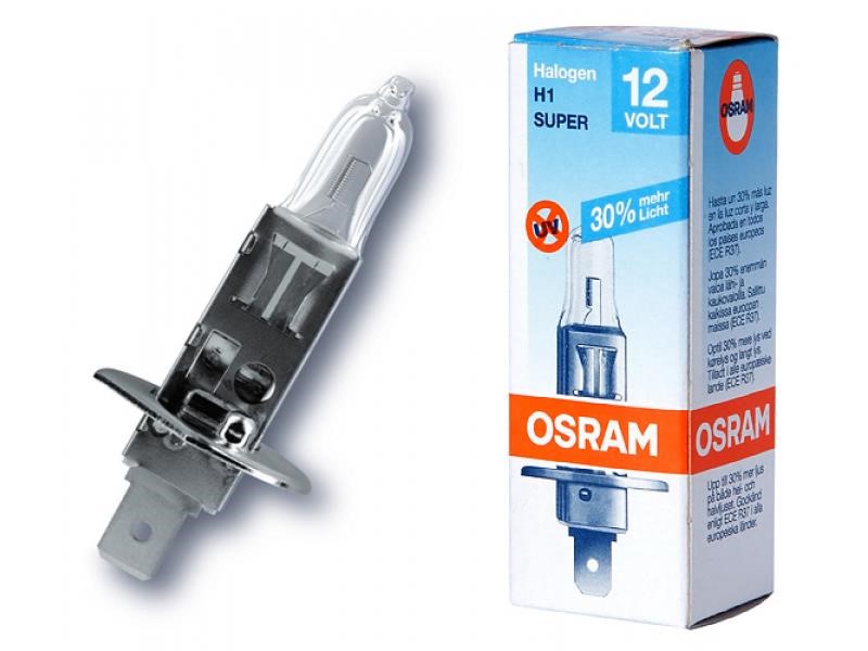 Osram 64150SUP-FS Лампа галогенна 12В H1 55Вт 64150SUPFS: Купити в Україні - Добра ціна на EXIST.UA!