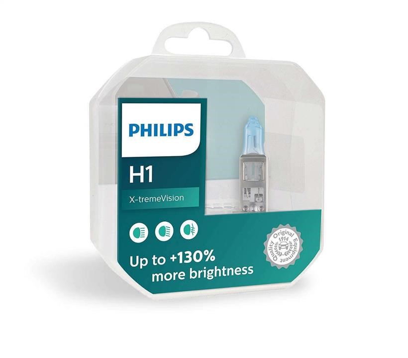 Philips 12258XV+E2 Лампа галогенова комплект Philips X-treme Vision +130% H1 12V 55W 12258XVE2: Купити в Україні - Добра ціна на EXIST.UA!