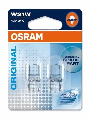 Osram 7505-02B Лампа розжарювання W21W 12V 21W 750502B: Приваблива ціна - Купити в Україні на EXIST.UA!