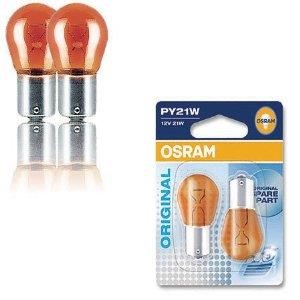 Osram 7507-BLI2 Лампа розжарювання жовта PY21W 12V 21W 7507BLI2: Купити в Україні - Добра ціна на EXIST.UA!