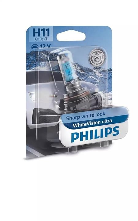 Philips 12362WVUB1 Лампа галогенна Philips Whitevision Ultra 12В H11 55Вт 12362WVUB1: Купити в Україні - Добра ціна на EXIST.UA!