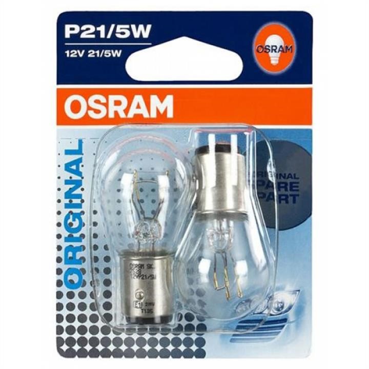 Osram 7528-BLI2 Лампа розжарювання P21/5W 12V 21/5W 7528BLI2: Купити в Україні - Добра ціна на EXIST.UA!