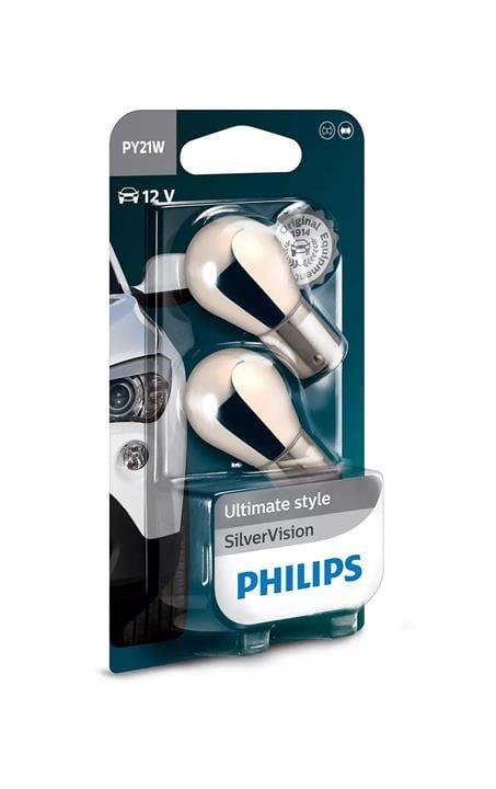 Philips 12496SVB2 Лампа розжарювання жовта PY21W 12V 21W 12496SVB2: Купити в Україні - Добра ціна на EXIST.UA!