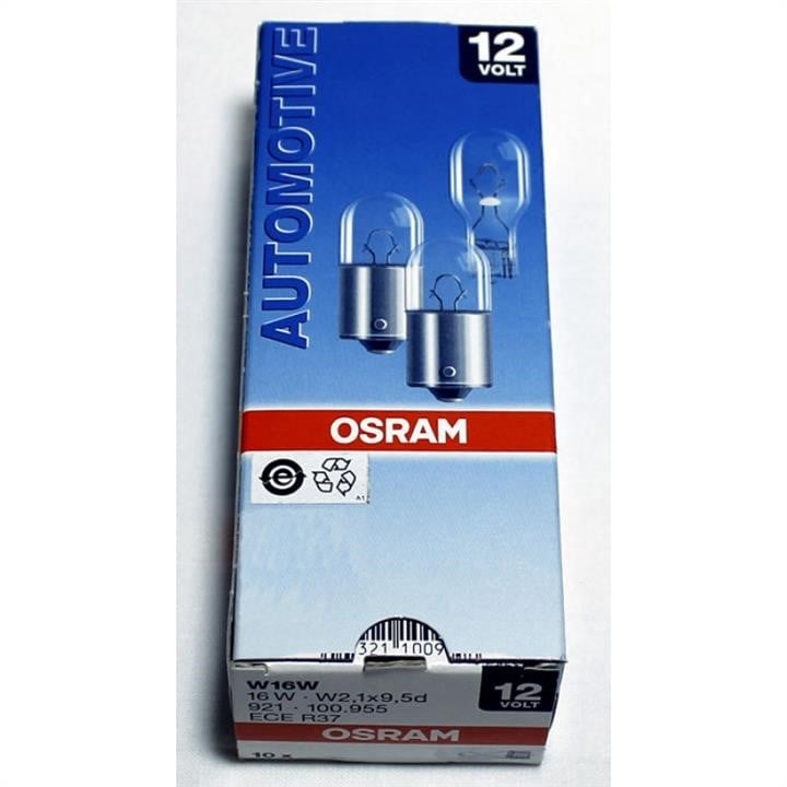 Osram 921-BLI2 Лампа розжарювання W16W 12V 16W 921BLI2: Купити в Україні - Добра ціна на EXIST.UA!