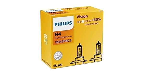 Philips 12342PRC2 Лампа галогенна Philips Vision +30% 12В H4 60/55Вт +30% 12342PRC2: Приваблива ціна - Купити в Україні на EXIST.UA!