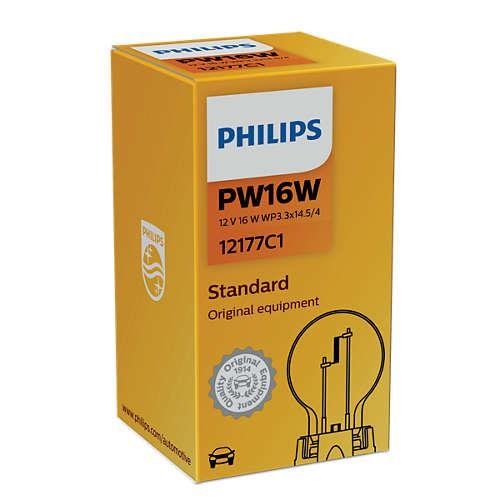 Philips 12177C1 Лампа розжарювання PW16W 12V 16W 12177C1: Приваблива ціна - Купити в Україні на EXIST.UA!
