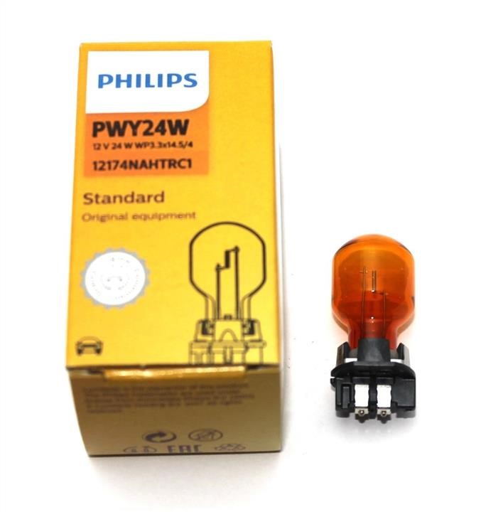 Philips 12174NAHTRC1 Лампа розжарювання жовта PWY24W 12V 24W 12174NAHTRC1: Купити в Україні - Добра ціна на EXIST.UA!