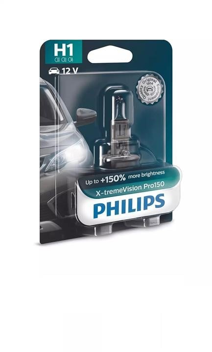 Philips 12258XVPB1 Лампа галогенна Philips X-Tremevision +150% 12В H1 55Вт +150% 12258XVPB1: Приваблива ціна - Купити в Україні на EXIST.UA!