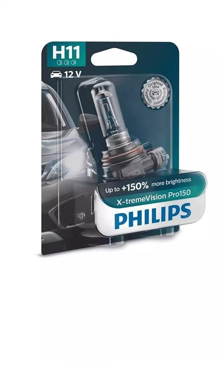 Philips 12362XVPB1 Лампа галогенна Philips X-Tremevision +150% 12В H11 55Вт +150% 12362XVPB1: Приваблива ціна - Купити в Україні на EXIST.UA!
