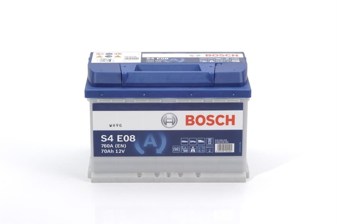Bosch 0 092 S4E 081 Акумулятор Bosch 12В 70Ач 760А(EN) R+ Start&Stop 0092S4E081: Купити в Україні - Добра ціна на EXIST.UA!