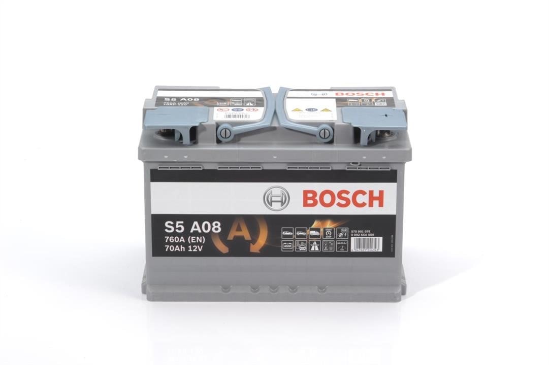 Bosch 0 092 S5A 080 Батарея аккумуляторная Bosch 12В 70Ач 760А(EN) R+ Start&Stop 0092S5A080: Купить в Украине - Отличная цена на EXIST.UA!
