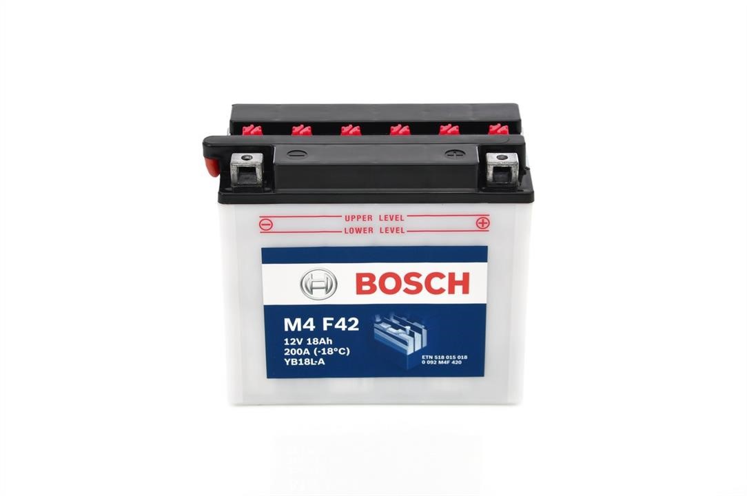Bosch 0 092 M4F 420 Акумулятор Bosch 12В 18Ач 200А(EN) R+ 0092M4F420: Приваблива ціна - Купити в Україні на EXIST.UA!