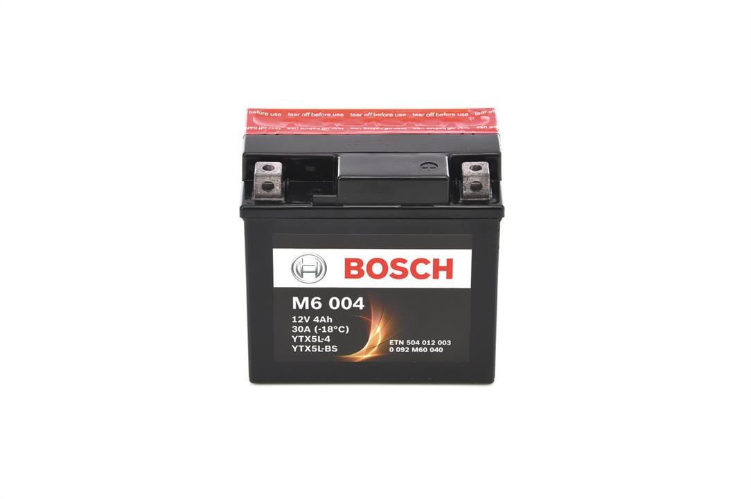 Bosch 0 092 M60 040 Акумулятор Bosch 12В 4Ач 30А(EN) R+ 0092M60040: Приваблива ціна - Купити в Україні на EXIST.UA!