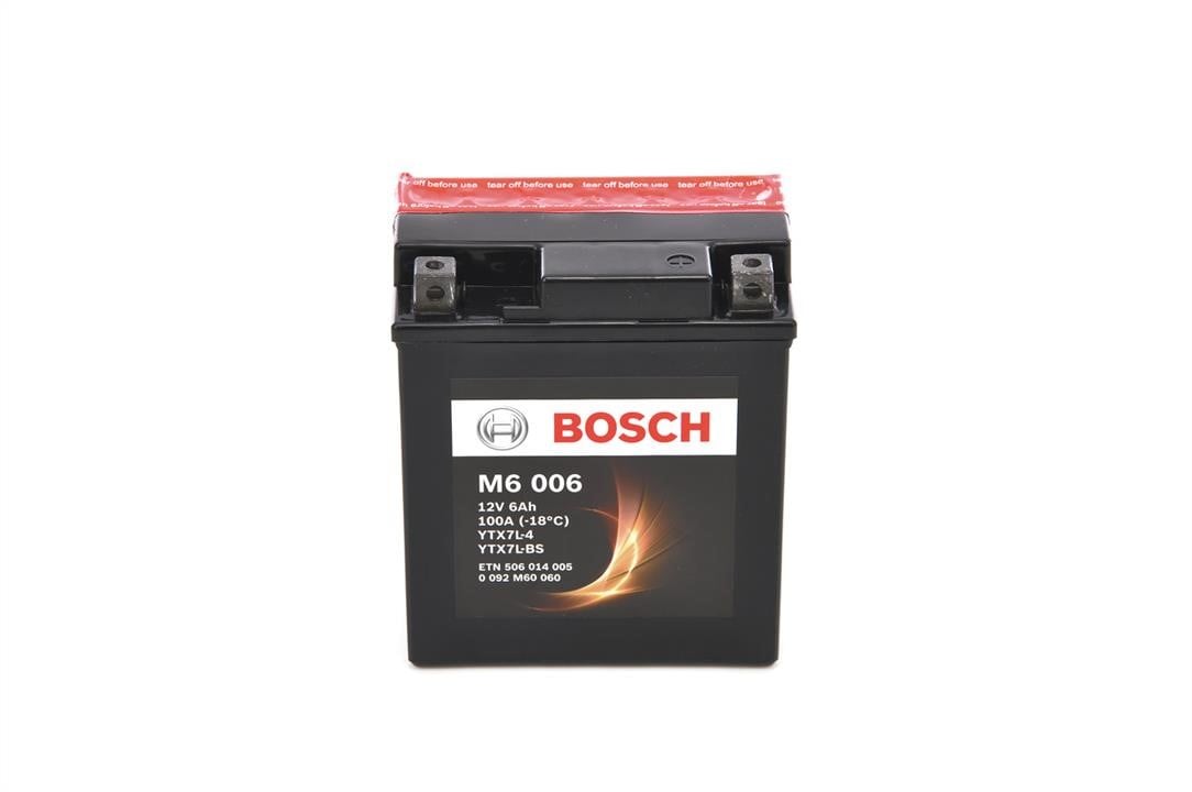 Bosch 0 092 M60 060 Акумулятор Bosch 12В 6Ач 100А(EN) R+ 0092M60060: Приваблива ціна - Купити в Україні на EXIST.UA!