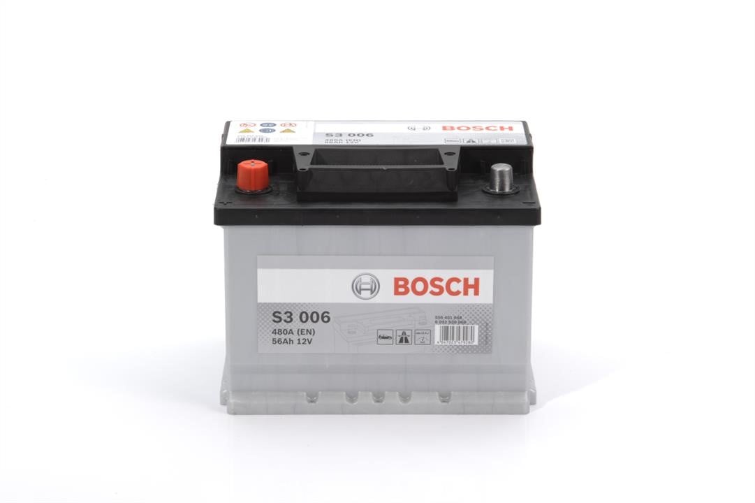 Bosch 0 092 S30 060 Батарея аккумуляторная Bosch 12В 56Ач 480А(EN) L+ 0092S30060: Купить в Украине - Отличная цена на EXIST.UA!