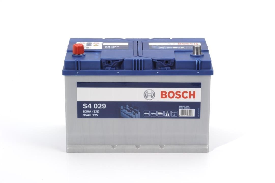 Bosch 0 092 S40 290 Акумулятор Bosch 12В 95Ач 830А(EN) L+ 0092S40290: Купити в Україні - Добра ціна на EXIST.UA!
