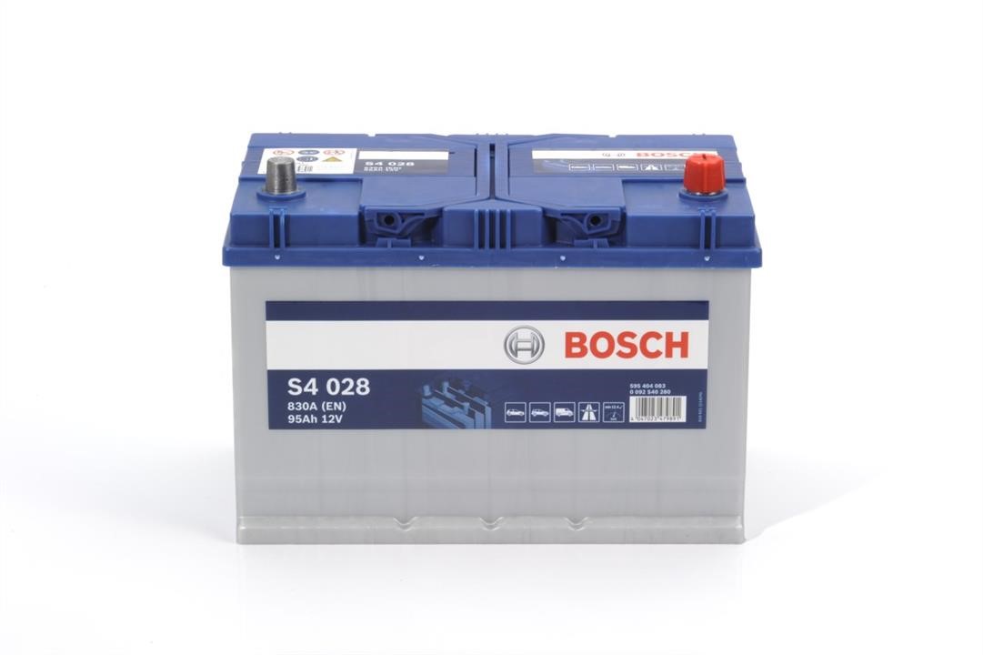 Bosch 0 092 S40 280 Батарея аккумуляторная Bosch 12В 95Ач 830А(EN) R+ 0092S40280: Купить в Украине - Отличная цена на EXIST.UA!