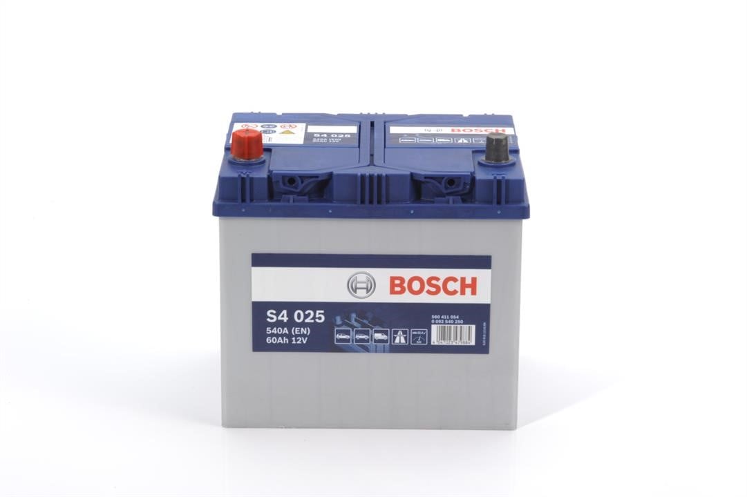 Bosch 0 092 S40 250 Батарея аккумуляторная Bosch 12В 60Ач 540А(EN) L+ 0092S40250: Купить в Украине - Отличная цена на EXIST.UA!