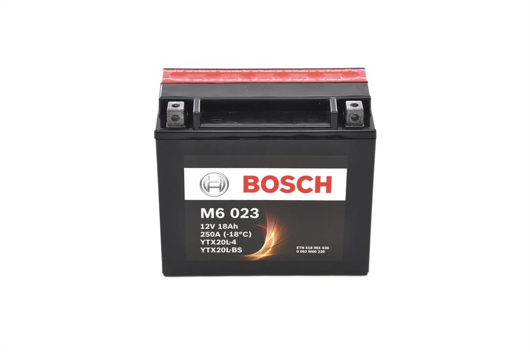 Bosch 0 092 M60 230 Акумулятор Bosch 12В 18Ач 250А(EN) R+ 0092M60230: Купити в Україні - Добра ціна на EXIST.UA!